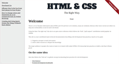 Desktop Screenshot of htmlcsstherightway.org